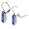 Oval Shape Earrings Made With Sapphire Crystal from Swarovski