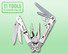 SOG Specialty Knives & Tools SOG-S67-N EOD PowerAssist Nylon