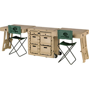 Field Desk (Double Duty), 472-FLD-DESK-DD-137, OD Green, NSN 7110