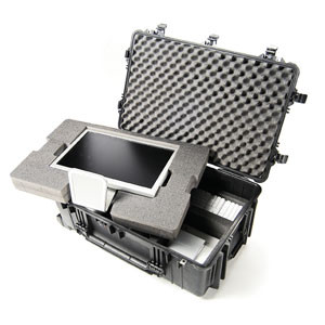 米軍放出品　PELICAN CASE 1650 ブラック　②送料無料 Pelican 1650 Case in Black with Red Foam Inserts
