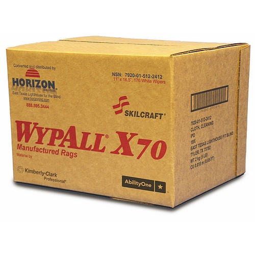 SKILCRAFT-WYPALL X70 Manufactured Rags, NSN 7920-01-512-2412 - The 