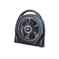 12" Oscillating Floor Fan w/Remote, Breeze Modes, 8 Hour Timer, NSN CM-HLSHAPF623RUC