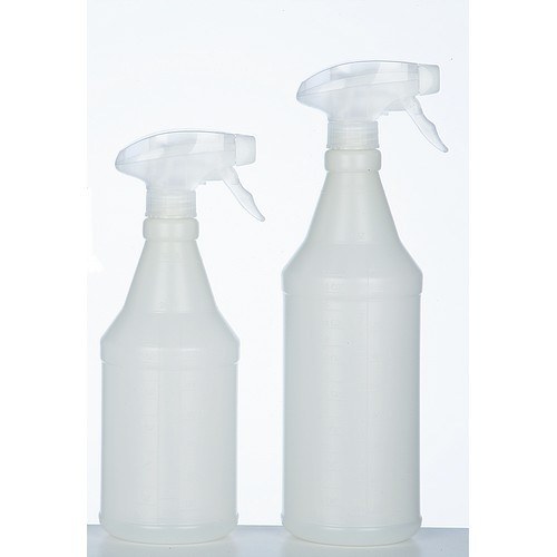 Brillianize 32 Ounce (944 ml) Trigger Spray Bottles - 2 Pack and 40 Sofkloth Polyester Polishing Cloths