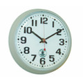 Atomic Slimline Workstation Clock - 7.35" Diameter, Taupe, NSN 6645-01-491-9827