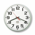 Slimline Wall Clock - 9 1/4" Diameter, White, NSN 6645-01-389-7961