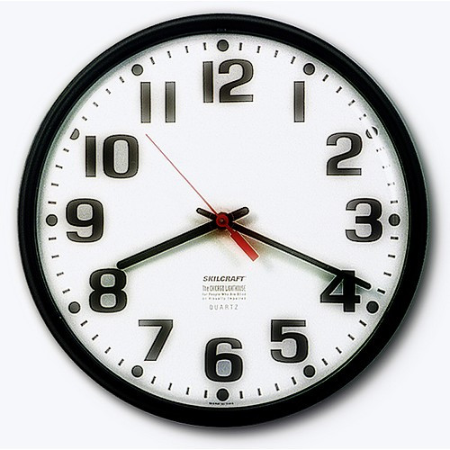 Slimline Wall Clock - 9 1/4