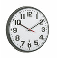 SelfSet Wall Clocks - 12 3/4" Diameter Black, NSN 6645-01-557-3148