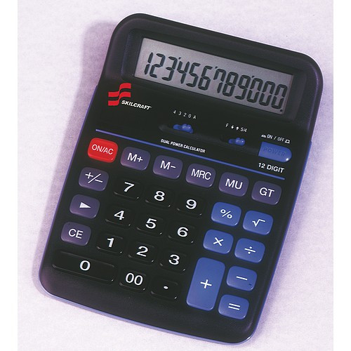12-Digit Calculator, NSN 7420-01-484-4560 - The ArmyProperty Store