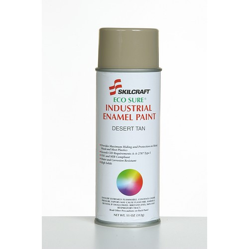 ECO-SURE Industrial Enamel Aerosol Paints - A-A-2787, Type I, Desert Tan,  NSN 8010-01-502-5538 - The ArmyProperty Store