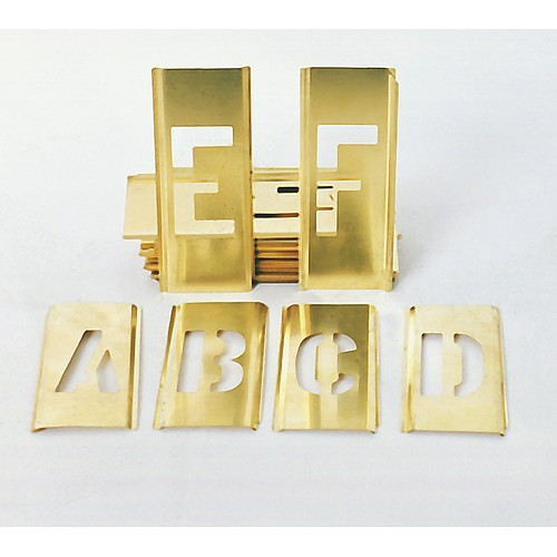 Brass Stencil Set - 4