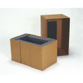 Fast Pack Shipping Box - Full-Telescoping, 20" x 14" x 9", Brown, NSN 8115-00-516-0251