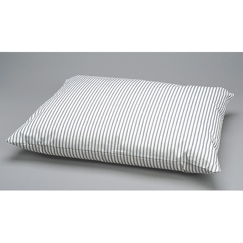 1pc Striped Pattern White Bedding Pillow,Minimalist Polyester Square Bed  Pillow For Sleeping,All Season