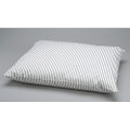 Bed Pillow - Water Fowl Feathers, 28" L x 21" W, Blue/White Striped, NSN 7210-00-205-3205