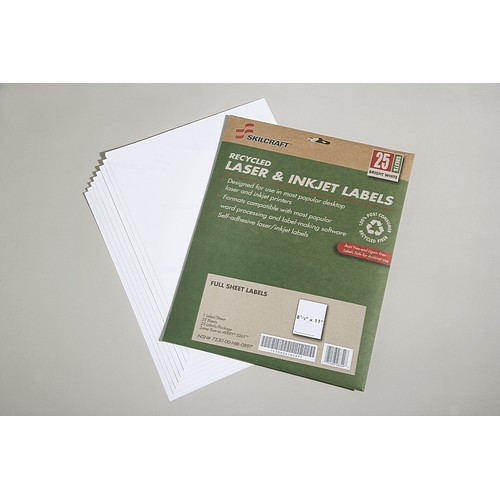 Laser labels 8 per sheet
