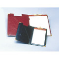 Writing Portfolio Deluxe - with Brass Clip,  6" x 9", Burgundy, NSN 7510-01-483-8897