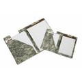 Writing Portfolio Deluxe - with Brass Clip, 6" x 9", Camouflage, NSN 7510-01-557-4980