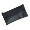 Leatherette Zippered Wallet, Leather-Like Vinyl, 11w x 6h, Black, NSN CM-MMF2340416W04