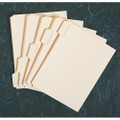 File Folder - 1/5 Cut, 25 Folders, Letter Size, Manila, NSN 7530-01-455-6051