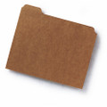 Inner File Folder - 1/4 Cut, 1st Position, Letter Size, Kraft Brown, NSN 7530-00-273-9845
