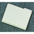 File Folder-Pressboard 1/3 Cut, Plastic Tabs, All Positions, Letter, Lt. Green, NSN 7530-00-286-6923