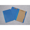 Pressboard Classification Folder - 1 Divider, 4 Part, Legal Size, Dark Blue, NSN 7530-00-NIB-0674