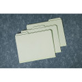 File Folder-Pressboard-1/3 Cut, Self Tabs, All Positions, Ltr Size, Light Green, NSN 7530-00-286-8570