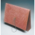 Expanding Filing Wallet - With Band, 5 per Package, Red, NSN 7530-01-483-8889