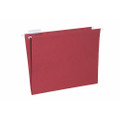 Hanging File Folder - 1/5 Cut, Letter Size, Red, NSN 7530-01-364-9500