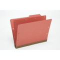 FSC Certified File Folder - Heavy Duty Pressboard, 8 Position, without Fasteners, Letter Size, Red, NSN 7530-00-FMHA-038
