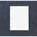 Loose-Leaf Paper-Ruled-11"x8 1/2", Holes 4 1/4"Apart-3-Ring, 1/4" Narrow Rule, NSN 7530-00-286-4339