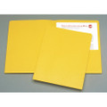 Double Pocket Portfolio - 11" x 8 1/2", Yellow, NSN 7510-01-512-2414