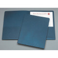 Double Pocket Portfolio - 11" x 8 1/2", Dark Blue, NSN 7510-00-584-2489