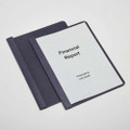 Clear Front Report Cover - Dark Blue, NSN 7510-01-411-7000