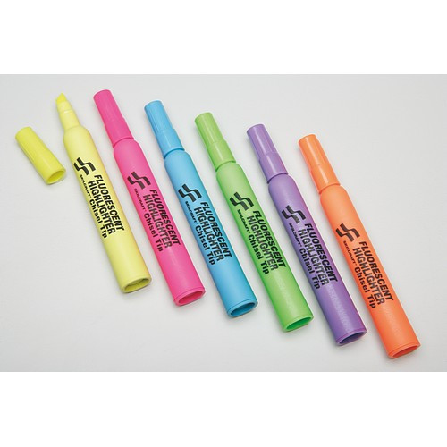 Large Fluorescent Highlighter, Yellow Ink, NSN 7520-00-904