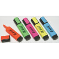 SKILCRAFT Fluorescent Flat Highlighter - Chisel Tip, 5 -Color Set, NSN 7520-01-463-6556