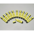 SKILCRAFT Fluorescent Flat Highlighter - Chisel Tip,  Yellow Ink, NSN 7520-01-201-7791