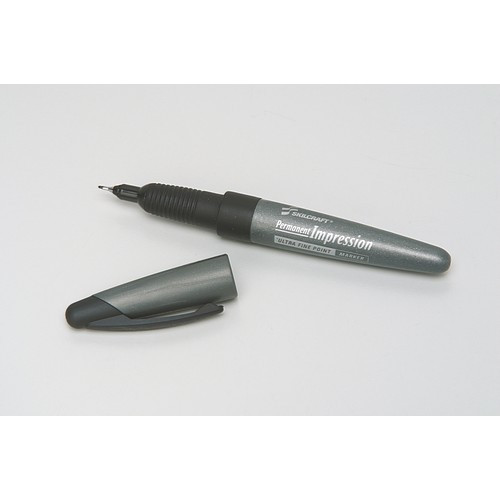 SHARPIE 2 Black Permanent Markers, with an Ultra Fine Tip, (2 Packs)