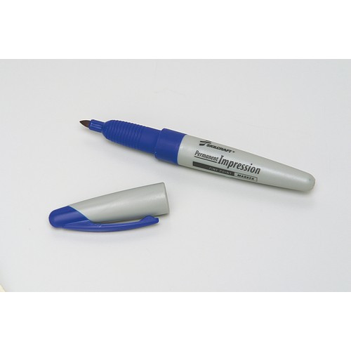Sharpie Permanent Markers, Fine Point, Blue, 12 Count : Sharpie Fine Blue :  Office Products 