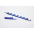 Rubberized/Refillable Ball Point Pen - Fine Point, Blue Ink, NSN 7520-01-357-6840