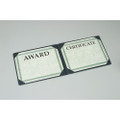 Award Certificate Binder - without Seal, Navy Blue, NSN 7510-01-390-0712