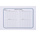 QuartetÌ´å¬/SKILCRAFT Calendar Planner Boards-Aluminum Frame - 36" x 24", 4 Months, NSN 7110-01-555-0295