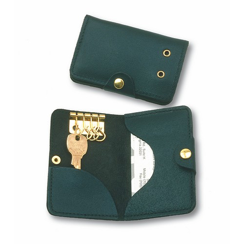 Genuine Leather Key & Card Holder, NSN 7510-01-445-9348 - The