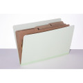 8-Section Classification Folder, 5 - 10 Packs, Legal Size, Green, NSN 7530-01-572-6206