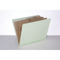 8-Section Classification Folder, 5 - 10 Packs, Letter Size, Green, NSN 7530-01-572-6207