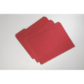 Recycled File Folders - Process Chlorine Free, Single Ply Tabs, Red, NSN 7530-01-566-4134