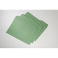 Double-Ply Recycled File Folders-Process Chlorine Free-2-Ply Tabs, Bright Green, NSN 7530-01-566-4145