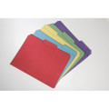 Double-Ply Recycled File Folders-Process Chlorine Free-2-Ply Tabs, Assorted, NSN 7530-01-566-4143