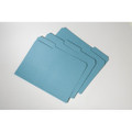 Double-Ply Recycled File Folders - Process Chlorine Free - 2-Ply Tabs, Blue, NSN 7530-01-566-4144