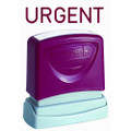 Pre-Inked Message Stamp - One-Color Title Stamp "Urgent", Red Ink, NSN 7520-01-207-4216