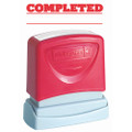 Pre-Inked Message Stamp - One-Color Title Stamp "Confidential", Red Ink, NSN 7520-01-419-5949
